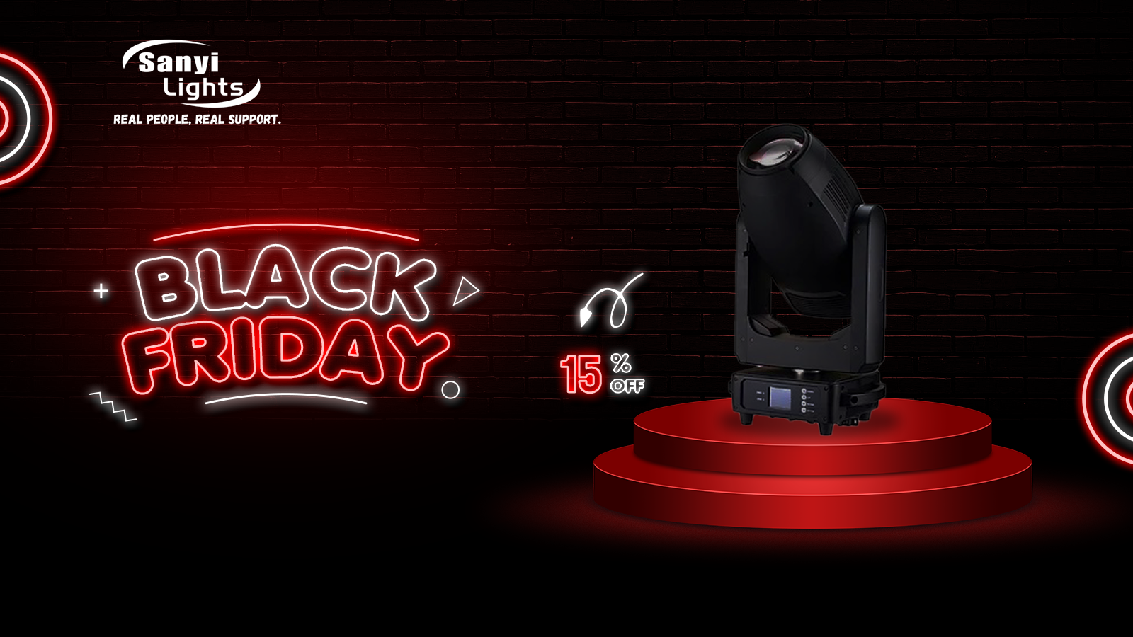 black friday moving head lights